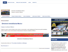 Tablet Screenshot of directorioinmobiliariasmexico.info